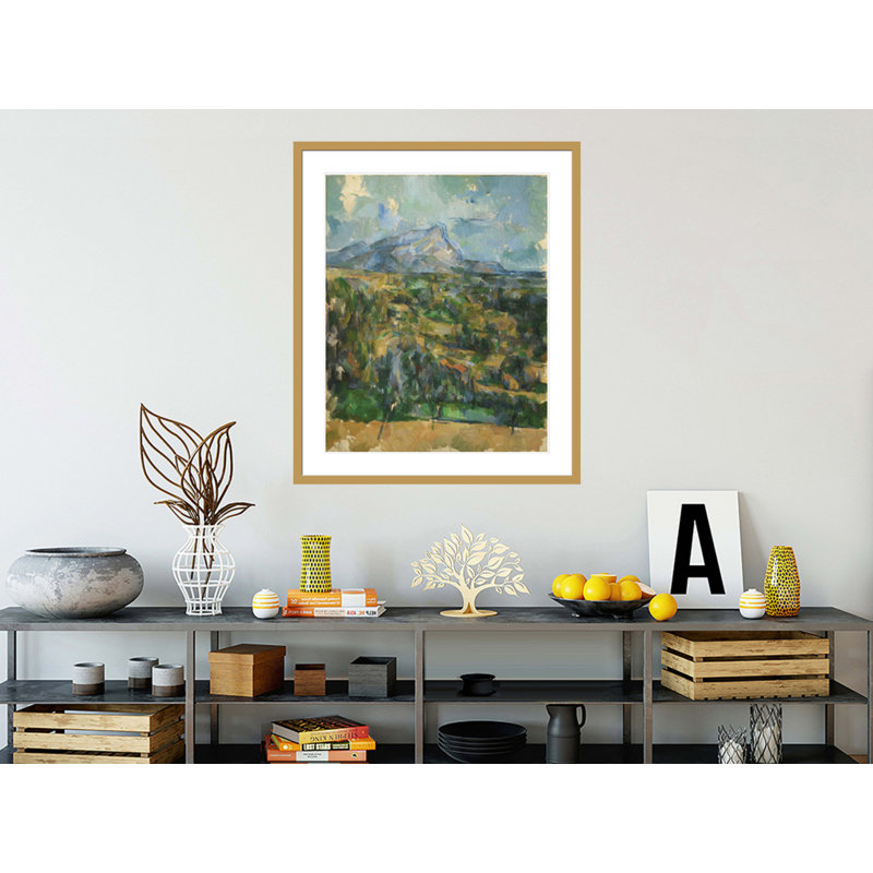 Mont Sainte-Victoire par Paul Cézanne, H 40 po x l 33,5 po