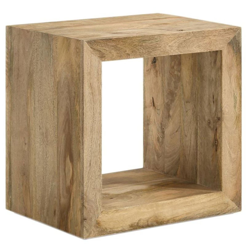 Table de bout rectangulaire en bois massif Beuteler