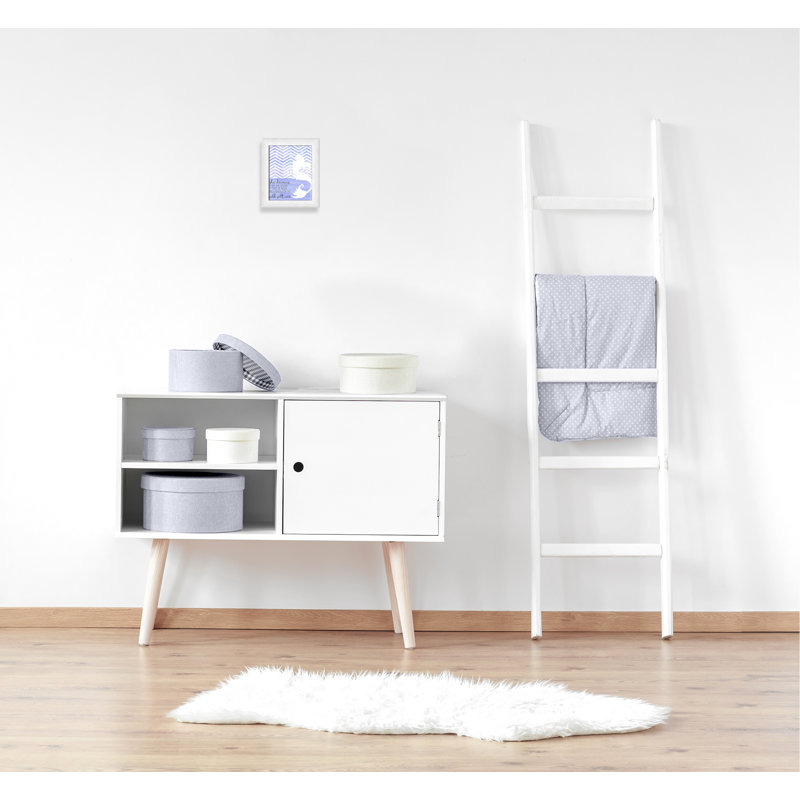 Adhésif décoratif She Dreams, H 10 po x l 8 po x P 0,6 po, Encadré plat à grain de bois blanc