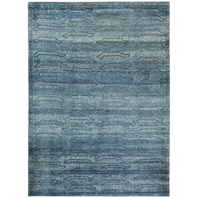 Alchemy Contemporary Wool Silk Blend Rug