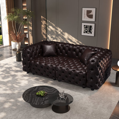 Canapé modulaire rembourré 77 po 77 po