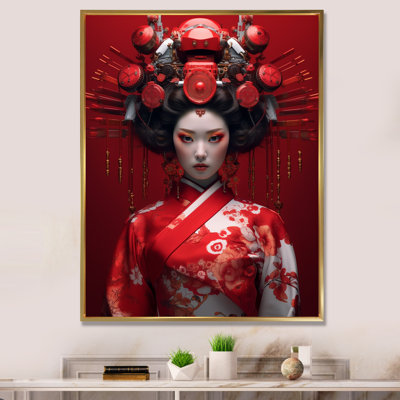 Geisha japonaise futuriste I - impression