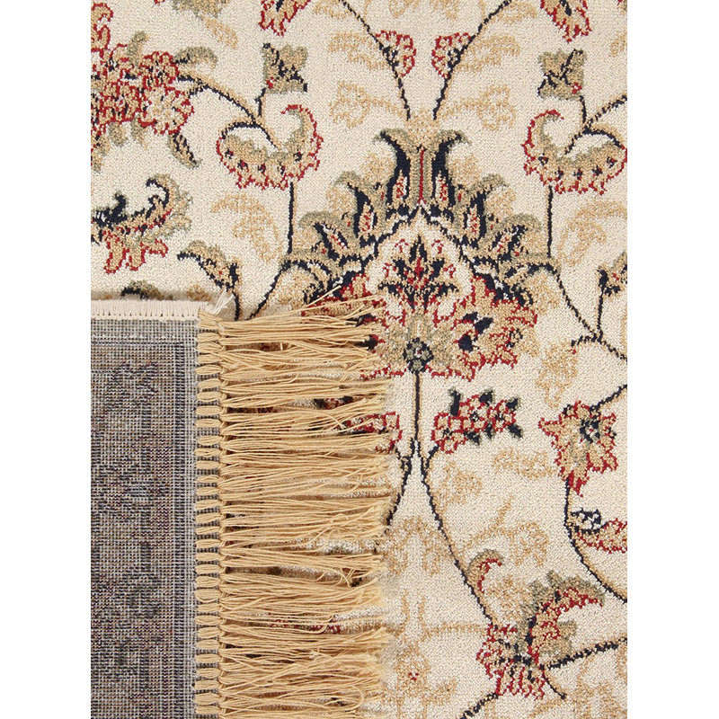Fannie Rectangle 160 cm x 230 cm Oriental Hand Hooked Area Rug