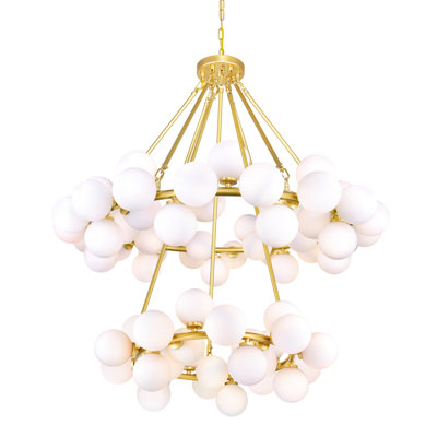 Bucurel 70 - Light Dimmable Tiered Chandelier