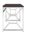 Bureau en aggloméré / chrome Martha