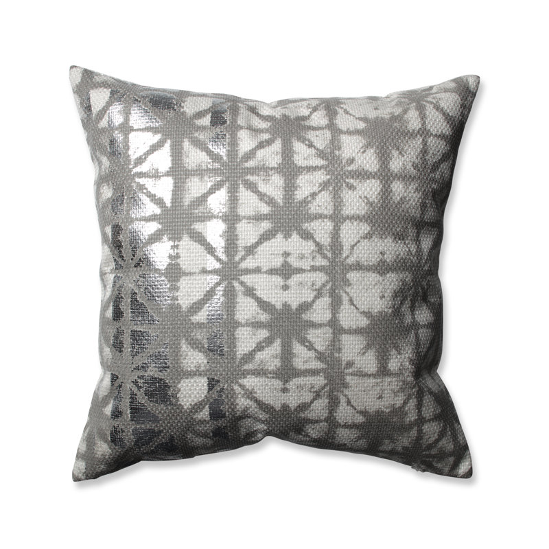 Outdoor Pillow Perfect Outdoor Throw Pillow, Silver