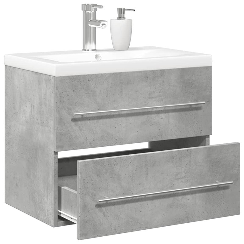 19-2 Bathroom Vanity with Basin, Concrete grey