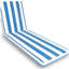 Ensemble de 2 coussins de chaise longue pour l'extérieur