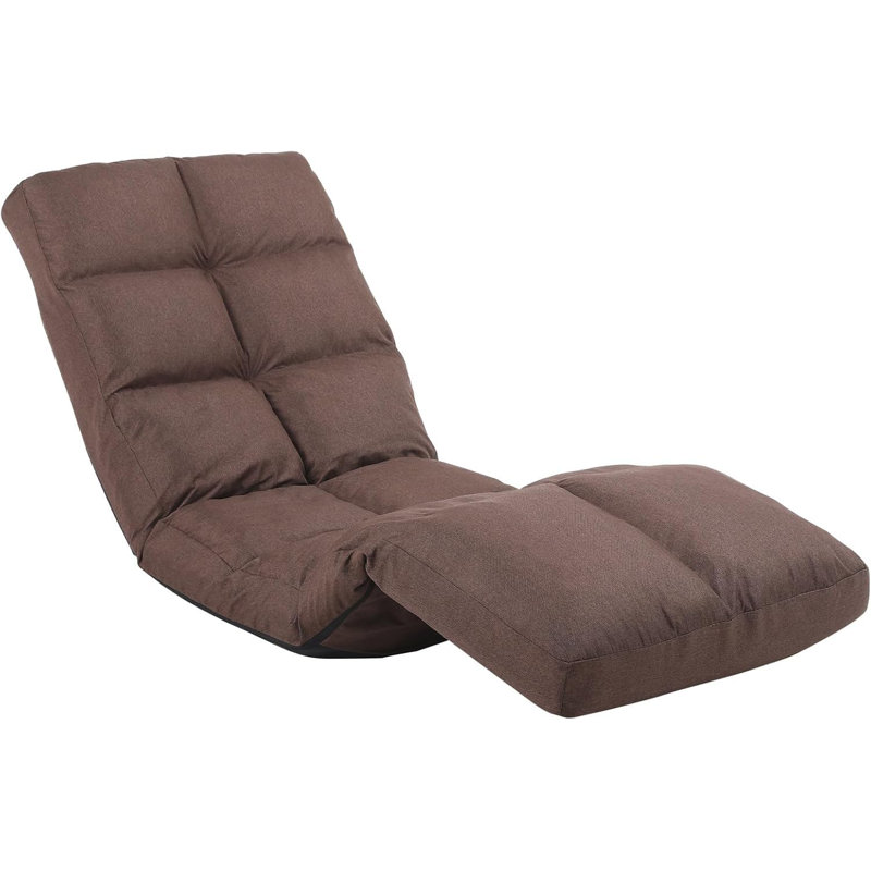 Fauteuil inclinable Cahir avec 14 chaises réglables, Brun