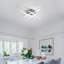 Liara LED Ceiling Light, Curved Design 4 Built-In LED Boards Flush Mount Light-1877510854-1869120028