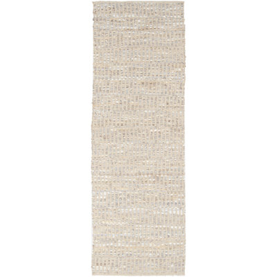 Jazz Hand Loomed Modern Area Rug in Natural