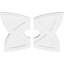 Médaillon de plafond contemporain en PVC 32 po x P 7 po x P 12 po x P 1 po Cosmo-36076157