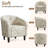 Riverside Drive Upholstered Barrel Chair with Ottoman-173167857