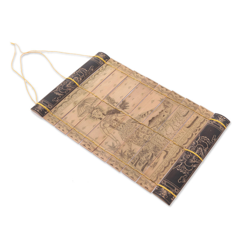Suspension murale avec feuille de palmier déesse the flying