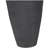 Black Ceramic Whitewashed Textured Decorative Vase-331326543