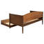 Lit de jour simple avec couchette Fallbrook