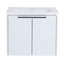 Meuble-lavabo à portes 24 po avec lavabo, convenant à une petite salle de bain