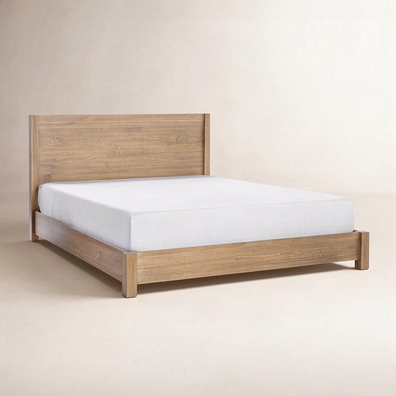Fenmore Pine Wood Eastern King Bed, King, Natural