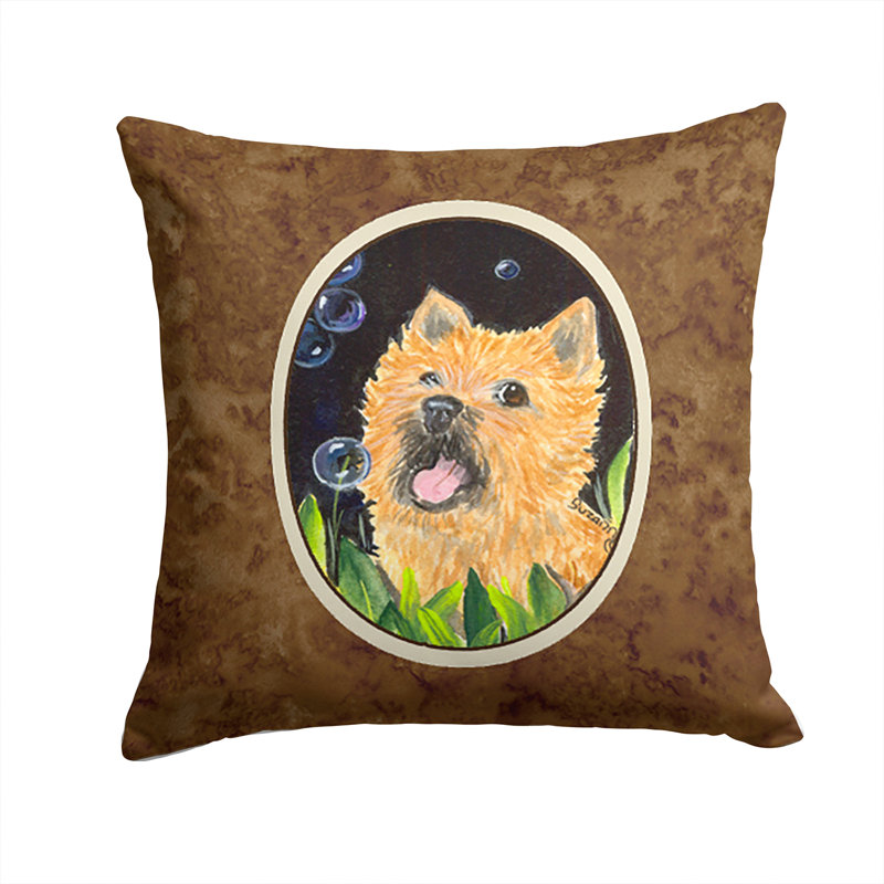 Coussin décoratif intérieur/extérieur cairn terrier