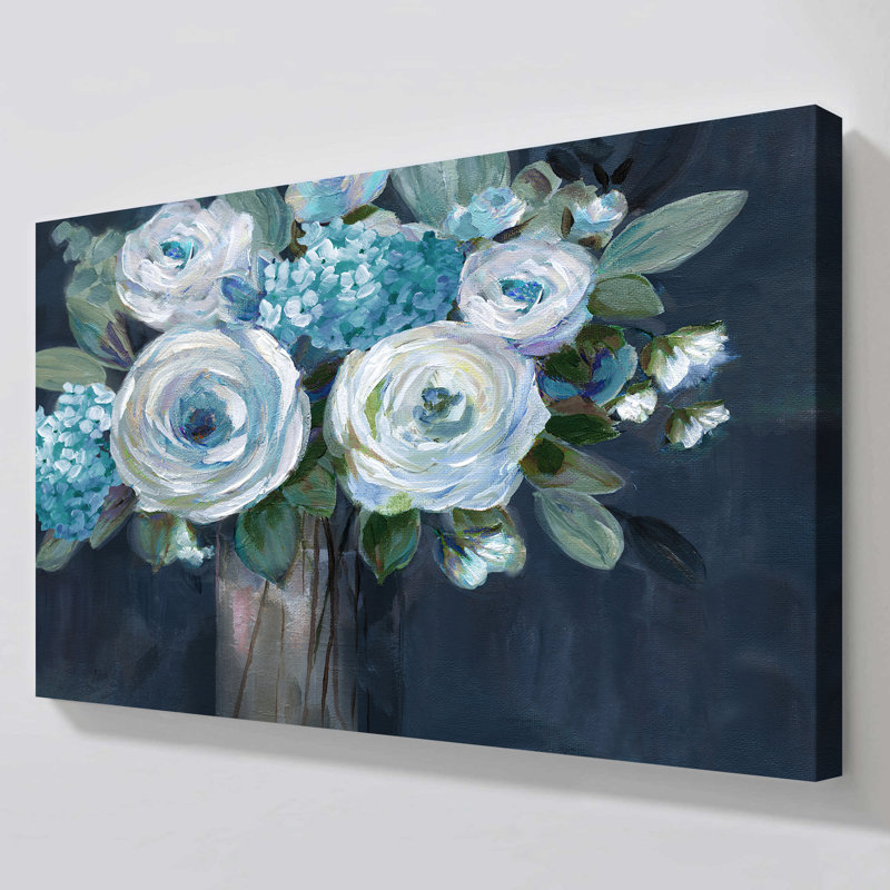 "Midnight Blues" par Nan, reproduction sur toile, H 24 po x l 40 po x P 1,5 po