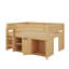 Lit mezzanine double avec armoire de rangement-1702027250