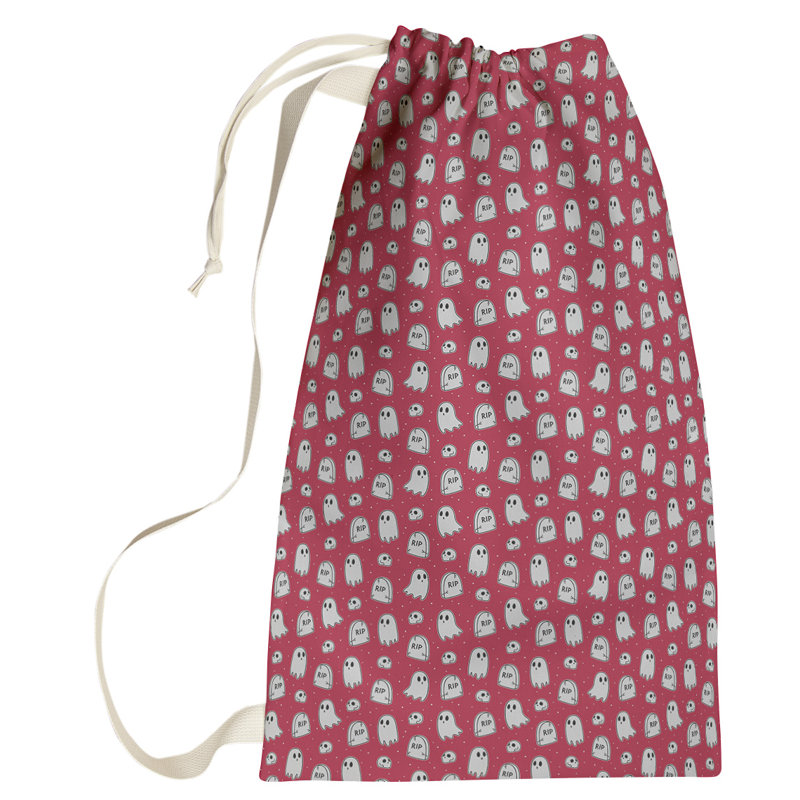 Sac à linge ghost, Grand (H 76,5 po x l 29,5 po x P 1,5 po), Rouge