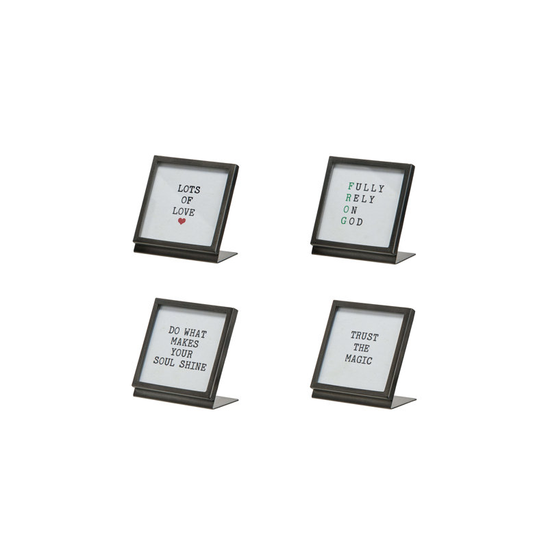 Caoimhe Metal Matte Picture Frame - Set of 4, Black