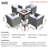 Polyethylene (PE) Wicker 4 - Person Seating Group with Fire Pit-73176269