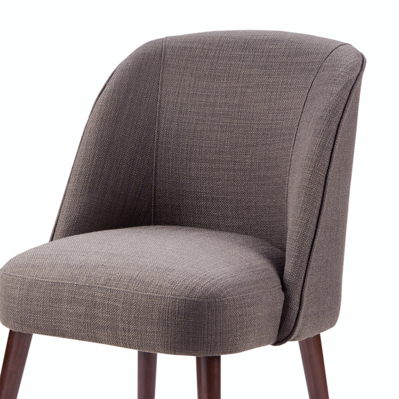 Jane Rounded Back Dining Chair, Charcoal