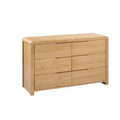 Bruner 120 cm W Chest of 6 Drawers