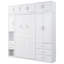 Lit simple blanc avec tablette et rangement pour tiroirs - Maximisez l'espace dans vos tiroirs de chambre à coucher