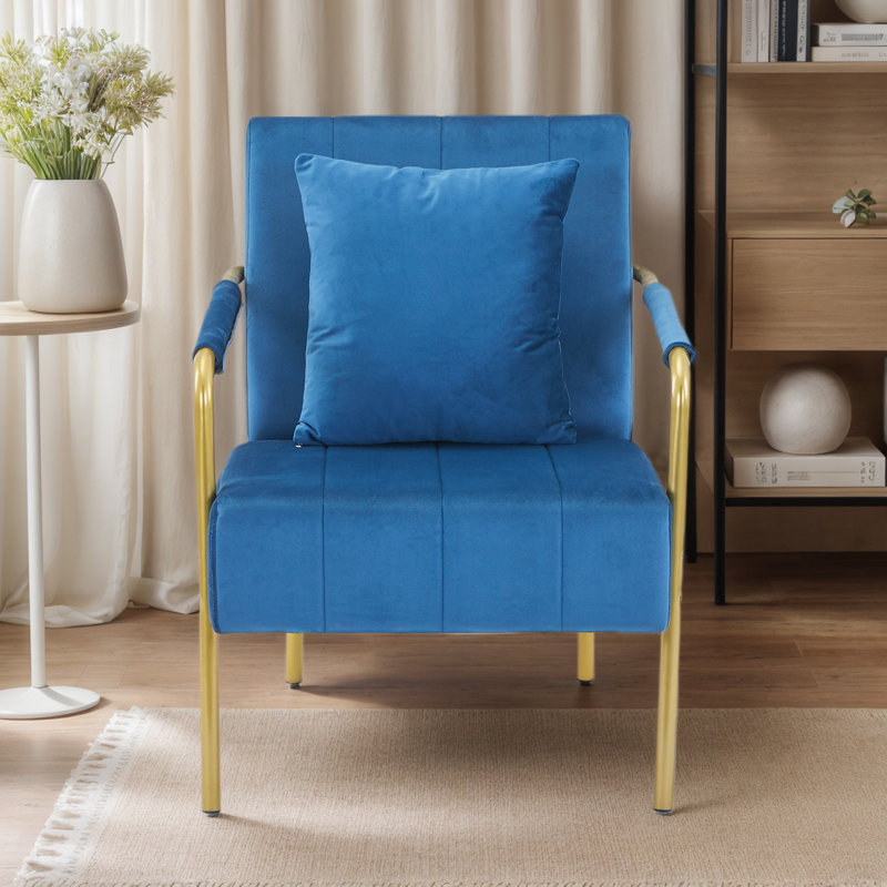 Fauteuil d'appoint Ernst, Bleu