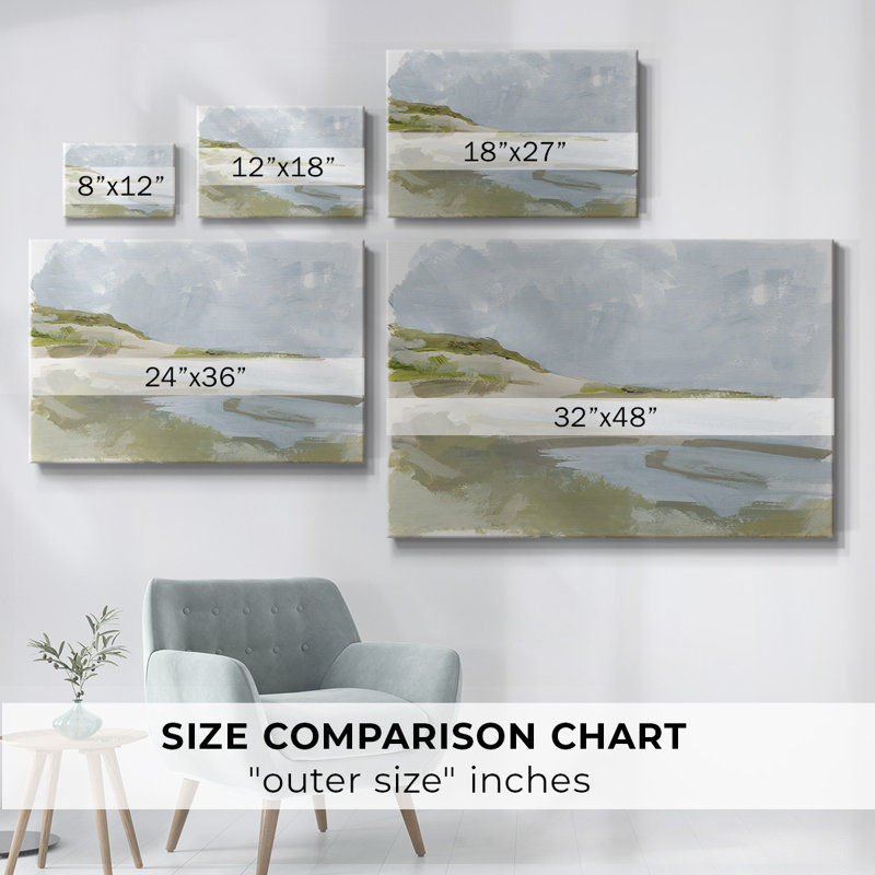 Impression sur toile Sea Cove Impression II, H 12 po x l 18 po