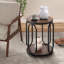 Table de bout ronde avec rangement Carnforth H 24,4 po-730227721