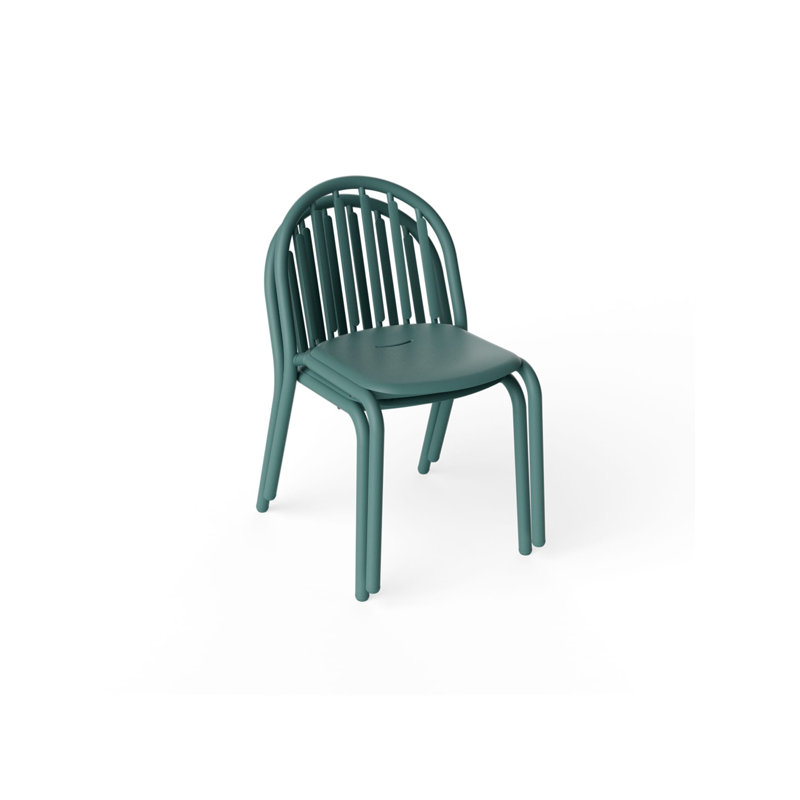 Fred 7 Piece Dining Set, Green, 29.9" H x 86.6" W x 39.4" D, Dark Sage