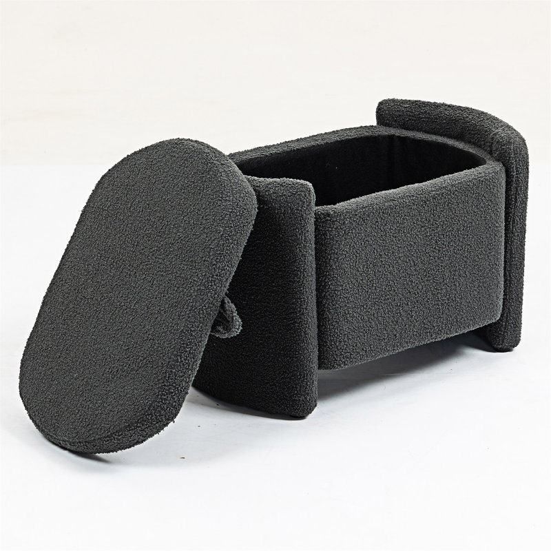 Chaise d'appoint rembourrée, Gris