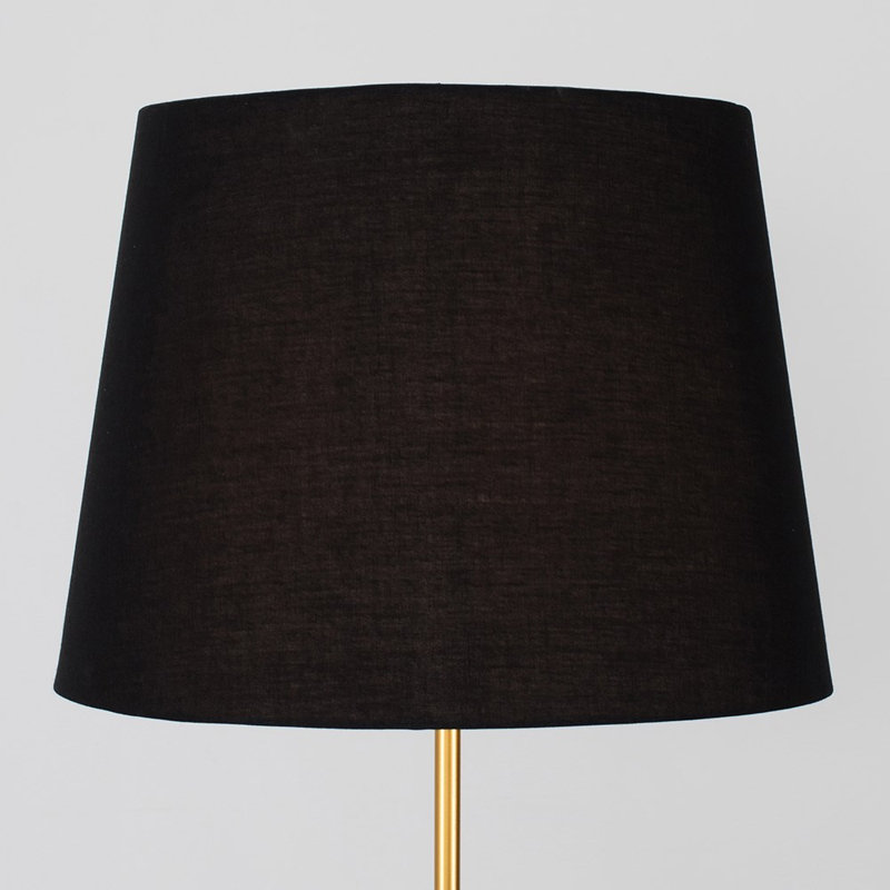 Bekbele 158cm Traditional Floor Lamp, Black, No, Gold