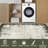 9'x12' Modern Abstract Washable Area Rug, Low Pile Non-Slip Stain Resistant Non-Shedding Indoor Carpet for Home Nursery Office, Gray-1569599716-1569599722