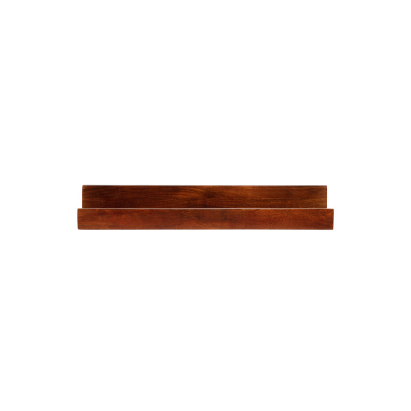Tablettes murales Dezerea, H 3,5 po x l 24 po x P 7,25 po, Noyer