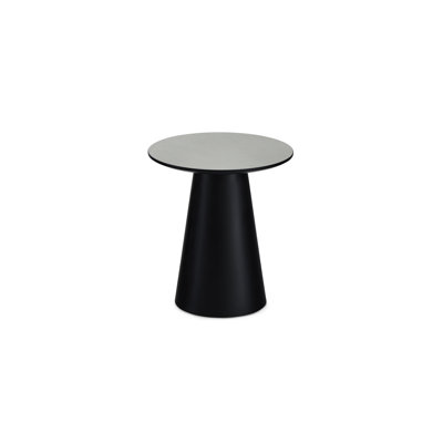 Ludwicka Coffee Table Light Grey DIA 60x40