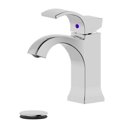 Konya Single-handle Bathroom Faucet with Drain Assembly