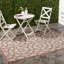 Tapis beige / rouge Sayden-124585000