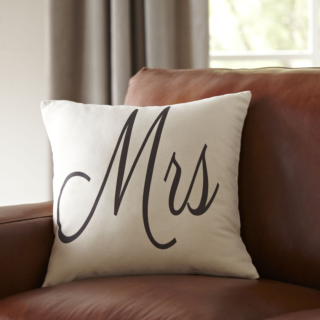 Mrs. Pillow Cover TheWatsonShop