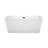 Sara 59'' x 32'' Soaking Acrylic Bathtub-50480637