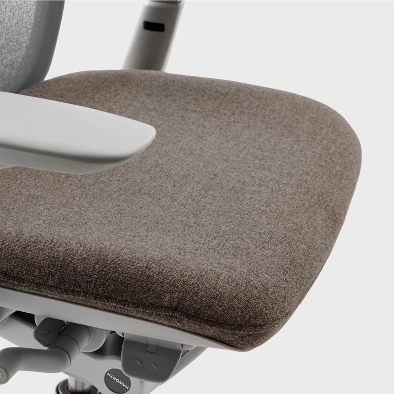 Haworth Zody Mesh Office Chair - Dual Posture with Lumbar Support, Stone