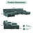 Tennielle 123.62" W 6-Seater U-Shaped Modular Sectional-1397544868