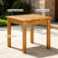 Square Acacia Solid Wood Outdoor Bistro Table - 48 cm W 48 cm D