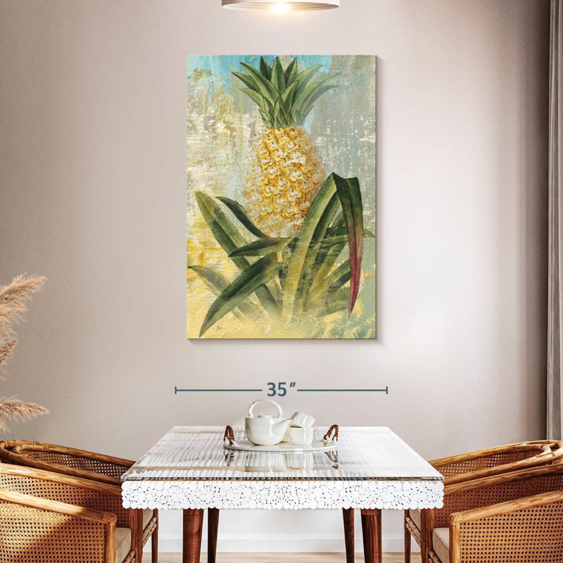 Yarlin Botanical Pineapple, 48" H x 32" W