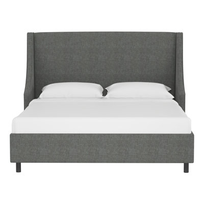 Anderson Upholstered Wingback Bed
