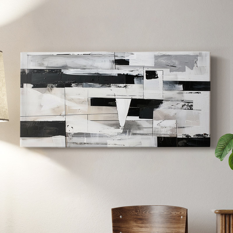 Abstract Series 1 # IV-Gallery, toile tendue, H 24 po x l 48 po